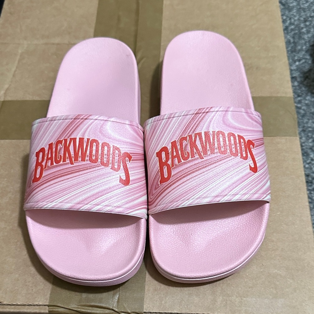 Pink Backwoods Slide Sandals